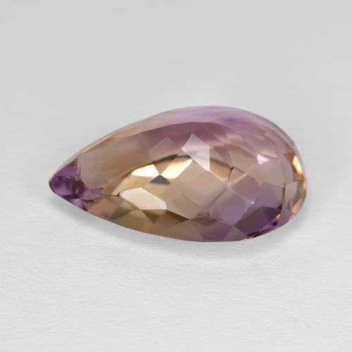 Ametrine Gemstone in 14.9 x 10.7 mm Size for Sale, Ametrine Stone in Bi-color Color