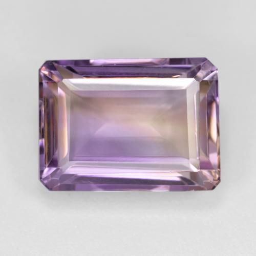 Bi-color Ametrine Gem - 7.5ct Octagon Facet (ID: 571591)