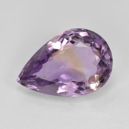 Двуцветный Аметрин Камень - 4.7ct Фасетная Груша (ID: 571594)