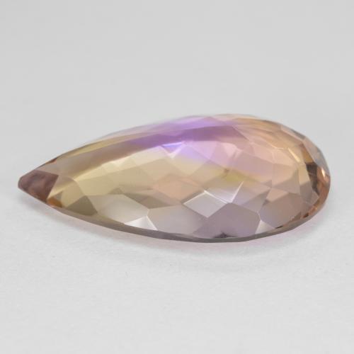 Ametrine Gemstone in 22.9 x 13.6 mm Size for Sale, Ametrine Stone in Bi-color Color