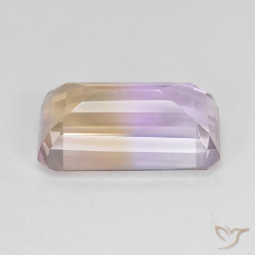 Ametrine Gemstone in 15.5 x 8.6 mm Size for Sale, Ametrine Stone in Bi-color Color