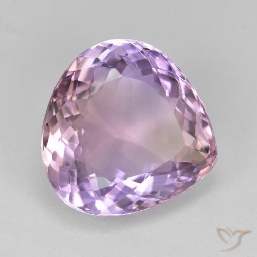 10.40 ct Bi-color Ametrine Stone, Natural Ametrine in Pear Facet Shape for Sale