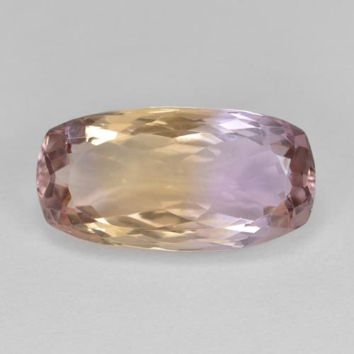 Bi-color Ametrine Gem - 6.9ct Cushion-Cut (ID: 577060)