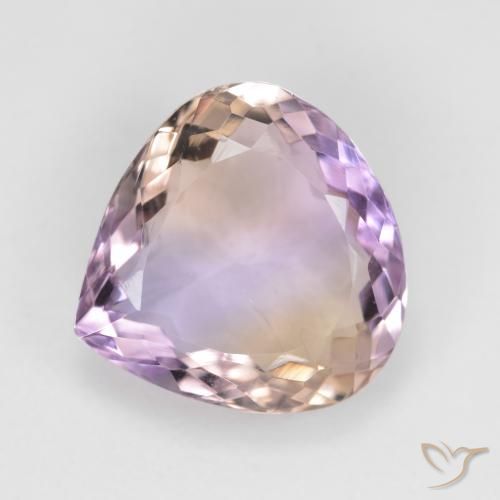 Bi-color Ametrine Gem - 6.2ct Pear Facet (ID: 577100)