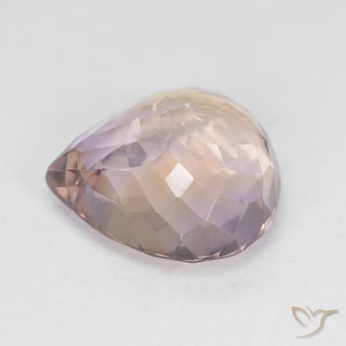 Ametrine Gemstone in 13 x 13 mm (calibrated) Size for Sale, Ametrine Stone in Bi-color Color