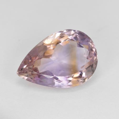 Bi-color Ametrine Gem - 5.5ct Pear Facet (ID: 577102)