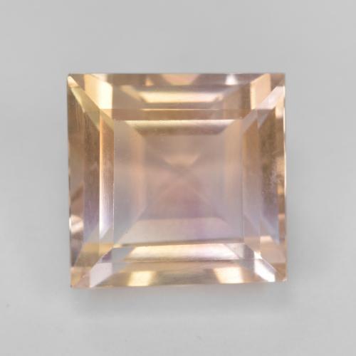 Zweifarbig Ametrin Edelstein - 6.5ct Carréschliff / Quadrat (ID: 577108)