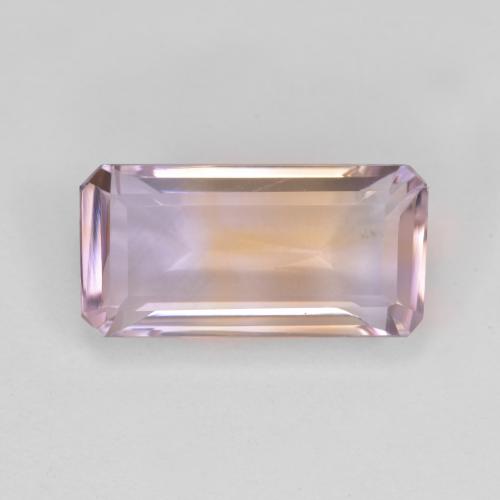 Двуцветный Аметрин Камень - 4.4ct Восьмиугольная ступенчатая огранка (ID: 577362)