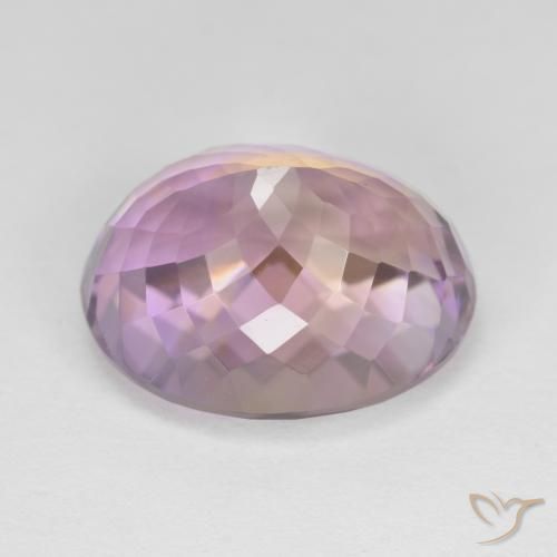 Ametrine Gemstone in 15.7 x 12.9 mm Size for Sale, Ametrine Stone in Bi-color Color