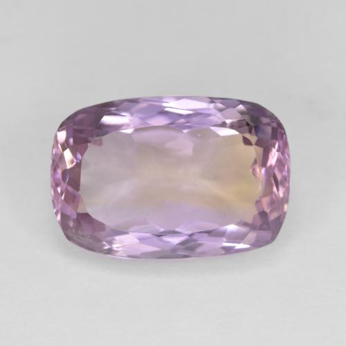 6.04 ct Bi-color Ametrine Gemstone, Ametrine Gem in Cushion-Cut Shape for Sale.