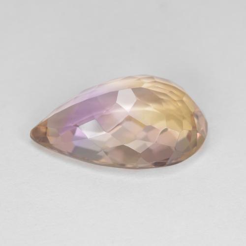 Ametrine Gemstone in 15.9 x 10 mm Size for Sale, Ametrine Stone in Bi-color Color