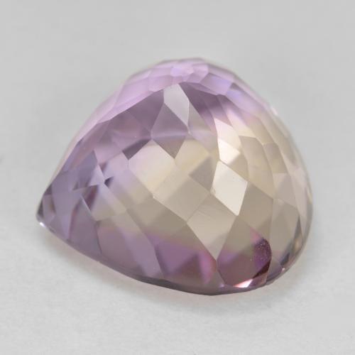 Ametrine Gemstone in 14 x 13.2 mm Size for Sale, Ametrine Stone in Bi-color Color