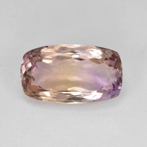 Bicolor Ametrina Gema - 5.5ct Corte en Forma Cojín (ID: 577725)