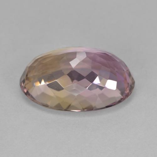 Ametrine Gemstone in 16.7 x 11.3 mm Size for Sale, Ametrine Stone in Bi-color Color