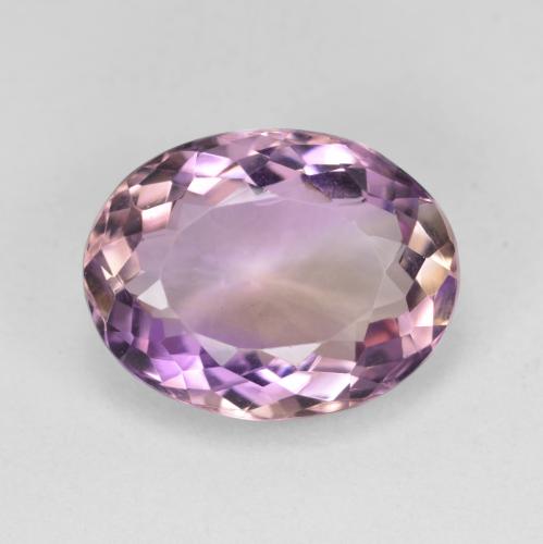 Bi-color Ametrine Gem - 6.4ct Oval Facet (ID: 582574)