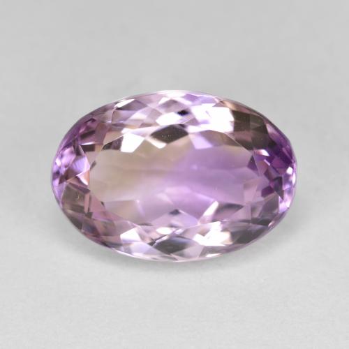 Двуцветный Аметрин Камень - 5.3ct Фасетный Овал (ID: 582576)