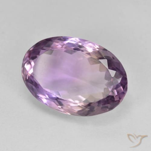 8.90 ct Bi-color Ametrine Stone, Natural Ametrine in Oval Facet Shape for Sale