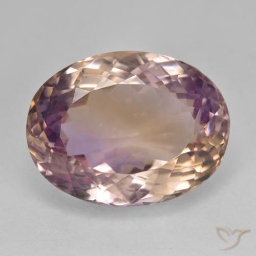 19.73ct Natural Bi-color Ametrine, Oval, VVS