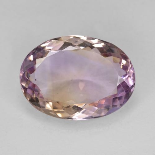 Bi-color Ametrine Gem - 9.5ct Oval Facet (ID: 582889)