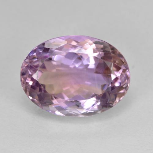 Bi-color Ametrine Gem - 9.6ct Oval Facet (ID: 582893)