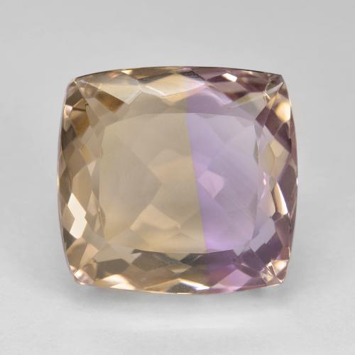Bi-Colore Ametrine Gem - 15.5ct Taglio a cuscino (ID: 589453)