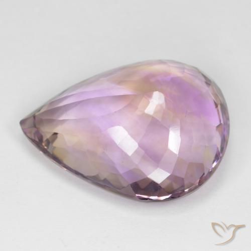 Ametrine Gemstone in 23.2 x 18.9 mm Size for Sale, Ametrine Stone in Bi-color Color
