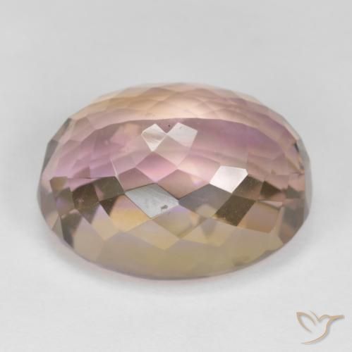 Ametrine Gemstone in 18 x 13 mm (calibrated) Size for Sale, Ametrine Stone in Bi-color Color