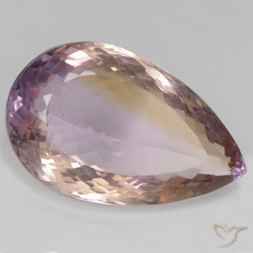 36.09ct Natural Bi-color Ametrine, Pear Shape, VS