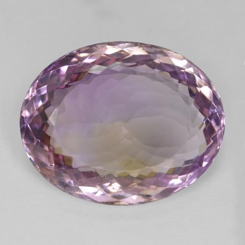 Bi-color Ametrine Gem - 23.8ct Oval Facet (ID: 590861)