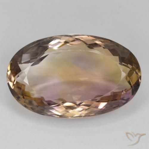 25.25ct Natural Bi-color Ametrine, Oval, VVS-VS