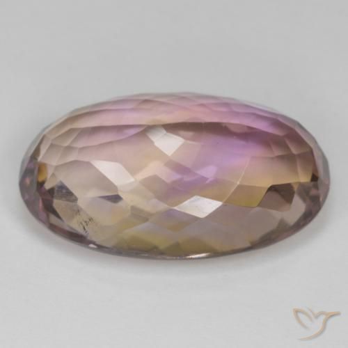 Ametrine Gemstone in 24.9 x 15.6 mm Size for Sale, Ametrine Stone in Bi-color Color