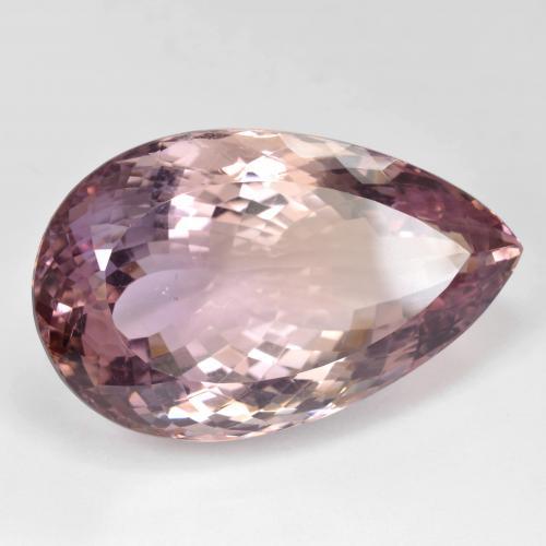 58.34 ct Bi-color Ametrine Stone, Natural Ametrine in Pear Facet Shape for Sale