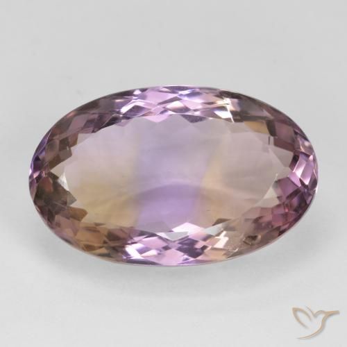 18.83ct Natural Bi-color Ametrine, Oval, VVS-VS
