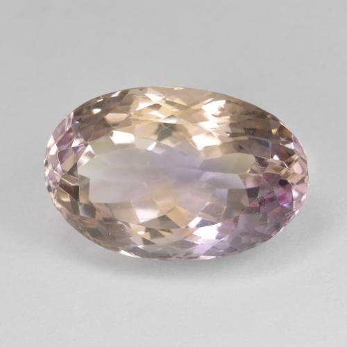 11.40 ct Bi-color Ametrine Stone, Natural Ametrine in Oval Facet Shape for Sale