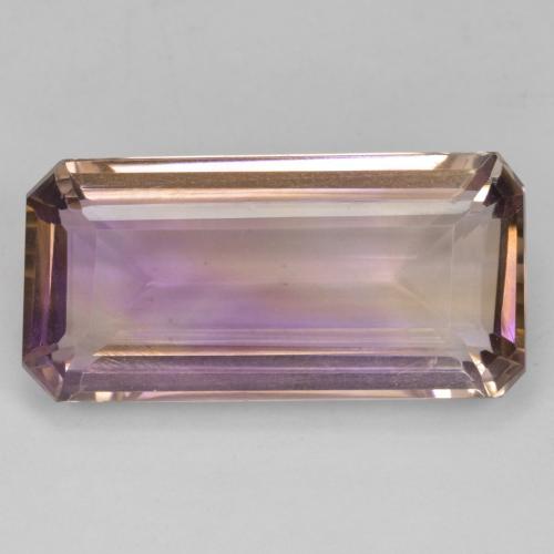 Bi-color Ametrine Gem - 24ct Octagon Step Cut (ID: 594195)
