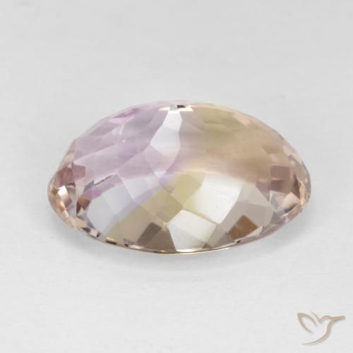 Ametrine Gemstone in 15.6 x 11.5 mm Size for Sale, Ametrine Stone in Bi-color Color
