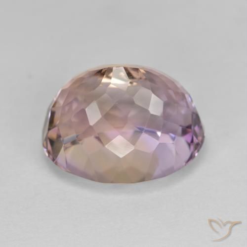 Ametrine Gemstone in 13.6 x 11.1 mm Size for Sale, Ametrine Stone in Bi-color Color