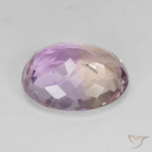Ametrine Gemstone in 14.7 x 11.9 mm Size for Sale, Ametrine Stone in Bi-color Color