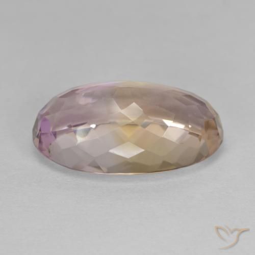 Ametrine Gemstone in 16.9 x 10.2 mm Size for Sale, Ametrine Stone in Bi-color Color