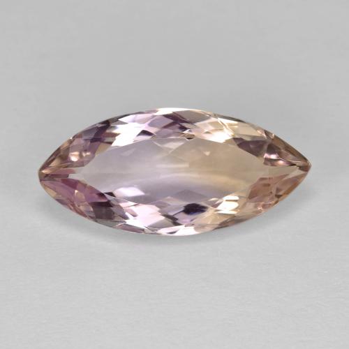 4.76 ct Bi-color Ametrine Gemstone, Ametrine Gem in Marquise Facet Shape for Sale.