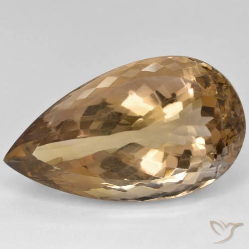 39.74 ct Bi-color Ametrine Gemstone, Ametrine Gem in Pear Facet Shape for Sale.
