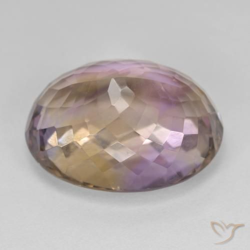 Ametrine Gemstone in 20 x 15 mm (calibrated) Size for Sale, Ametrine Stone in Bi-color Color