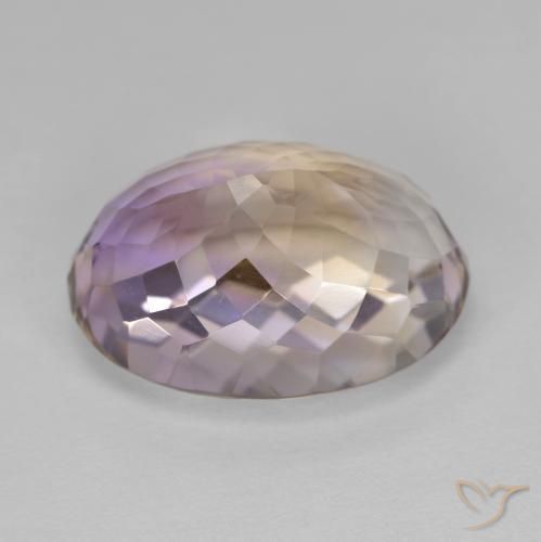 Ametrine Gemstone in 17 x 12.6 mm Size for Sale, Ametrine Stone in Bi-color Color