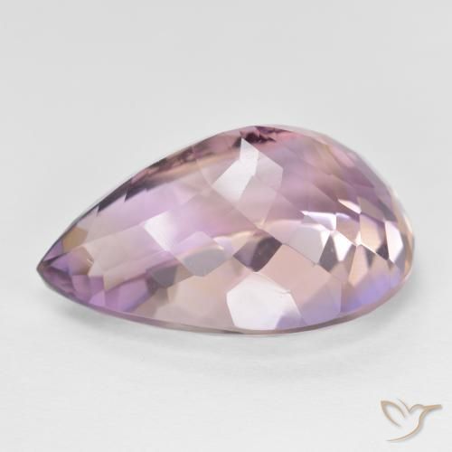 Ametrine Gemstone in 21 x 13.8 mm Size for Sale, Ametrine Stone in Bi-color Color