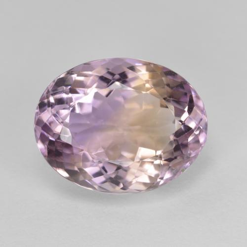 Bi-color Ametrine Gem - 8.6ct Oval Facet (ID: 594838)