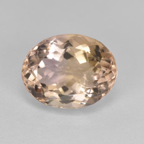 Двуцветный Аметрин Камень - 5.6ct Фасетный Овал (ID: 594845)