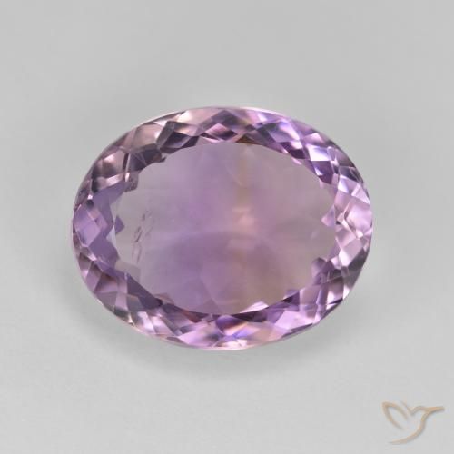 13.37 ct Bi-color Ametrine Stone, Natural Ametrine in Oval Facet Shape for Sale