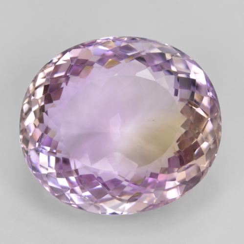 Bicolore Amétrine gemme - 26.9ct Ovale taille Portugaise (ID: 596469)