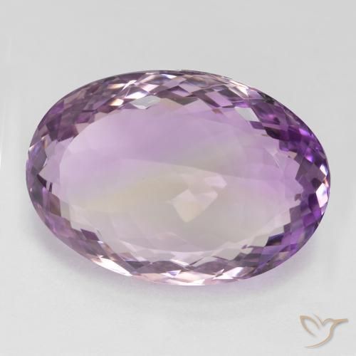 20.00 ct Bi-color Ametrine Stone, Natural Ametrine in Oval Facet Shape for Sale