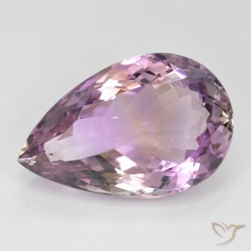 Ametrine Sfaccettatura a pera da 16,24 ct dal Brasile, dimensione 21,8 x 14,1mm, purezza VVS, pietra preziosa naturale non trattati, Ametrine 1pc in colore Bi-Colore, durezza Mohs di 7 adatto per gioielli da indossare ogni giorno, Photo A